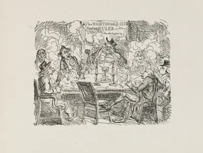 Illustrations for The Universal songster Pl.15 av George Cruikshank