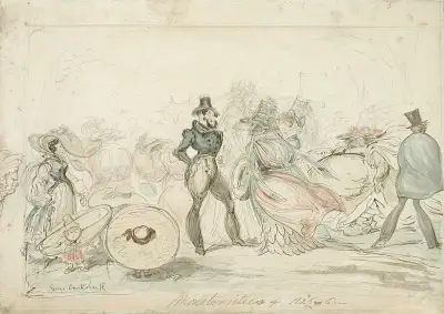 Monstrosities of 1825–26 av George Cruikshank