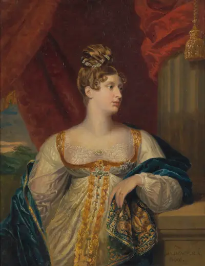 Portrait of Princess Charlotte of Wales, 1817 – nr 2 av George Dawe