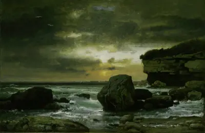 En marinemålning av George Inness