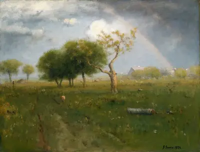 Efter ett sommarregn av George Inness