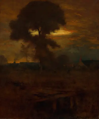 Efterglöd av George Inness