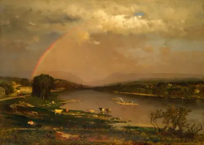 Delaware Water Gap av George Inness