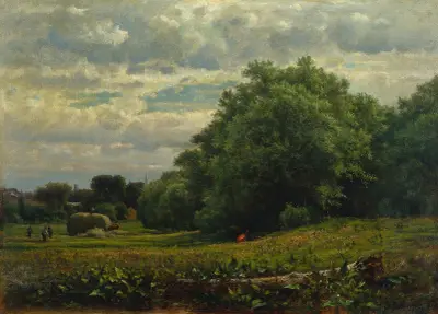 Harvest Time av George Inness