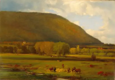 Hudson River Valley av George Inness