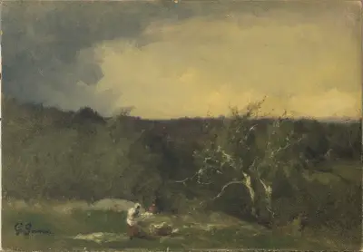 Landskap av George Inness