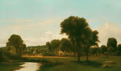 Medfield-landskap av George Inness