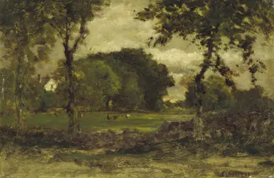 Medfield, Massachusetts (A Medfield Farm) av George Inness