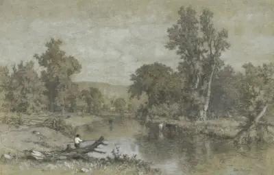 Milton, New York av George Inness