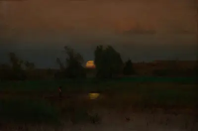 Månuppgång av George Inness