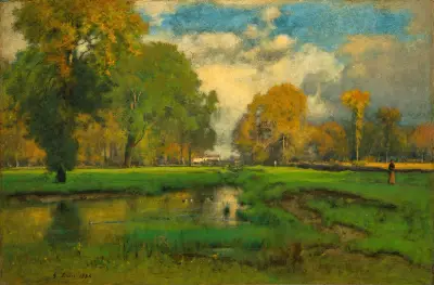 Oktober av George Inness