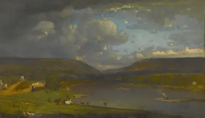 Na řece Delaware, George Inness