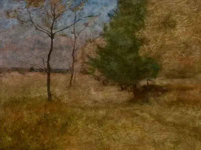 Skogsstig av George Inness
