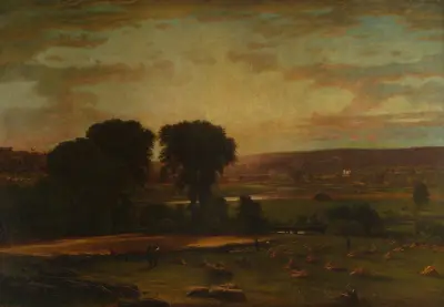 Fred och överflöd av George Inness