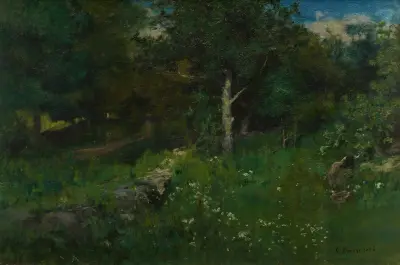 Sommar-lövverk av George Inness