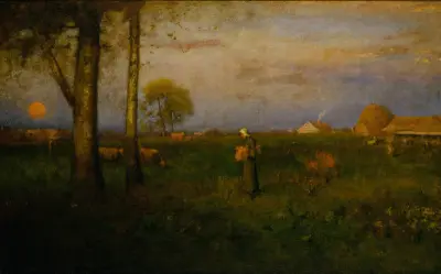 Sundown av George Inness