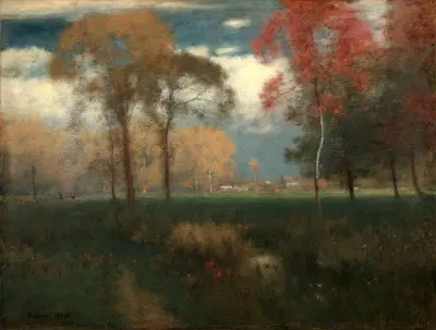 Sunny Autumn Day av George Inness