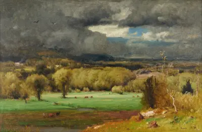 Det annalkande ovädret av George Inness