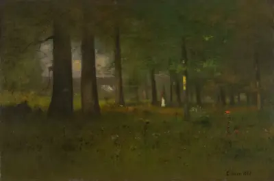 Skogsbrynet av George Inness