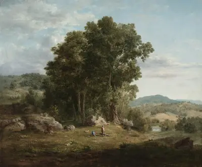 The Wood Chopper av George Inness