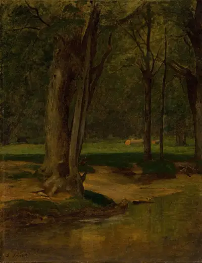 Forellbäck, North Conway av George Inness