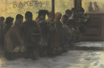 Breadline av George Luks