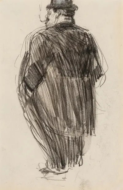 Man Smoking von George Luks