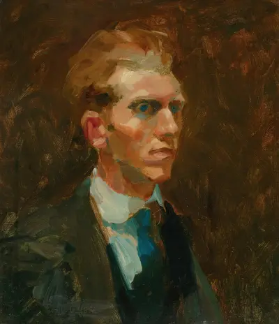 Portrait Of A Young Man av George Luks