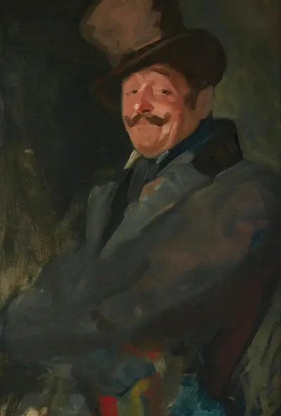 Portrait of Otis Skinner as Colonel Philippe Brideau (Study) von George Luks