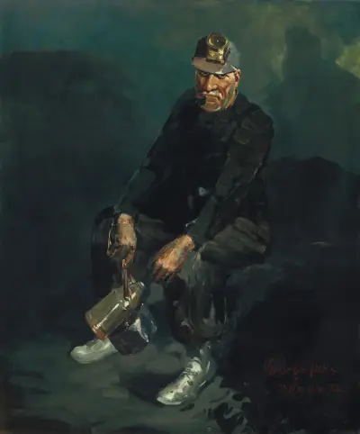 The Fire Boss av George Luks