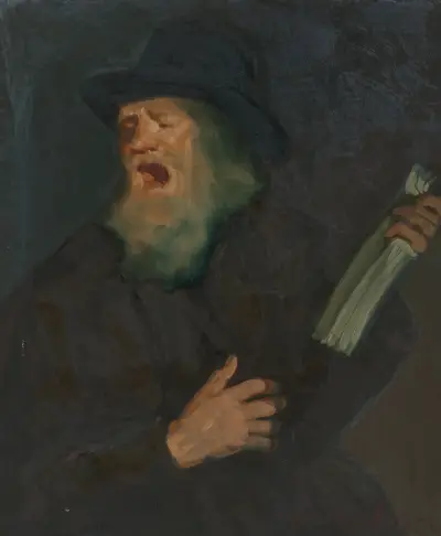 The Street Preacher av George Luks