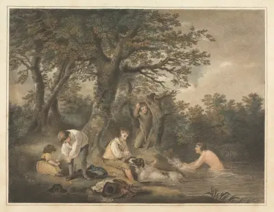 Boys Bathing von George Morland