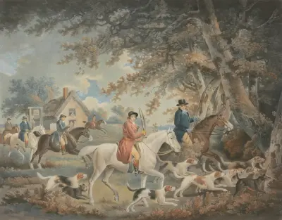 Fox Hunting. Going into Cover von George Morland