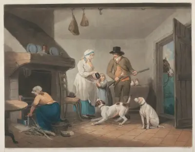 Innocence Alarm’d. von George Morland