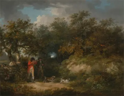 Pheasant Shooting av George Morland