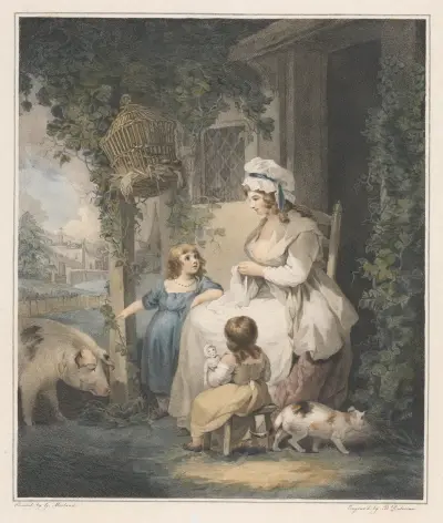 The Farmer’s Door von George Morland