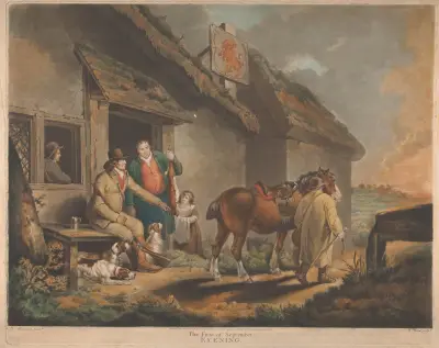The First of September – Evening von George Morland