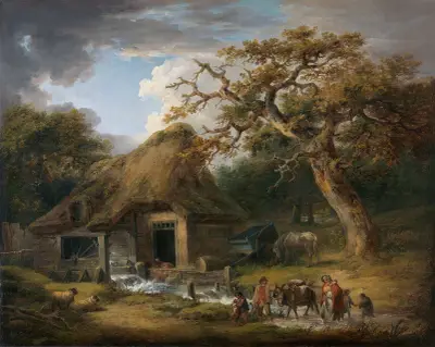 The Old Water Mill von George Morland