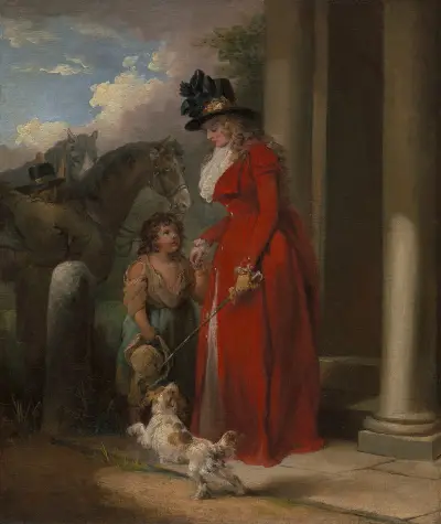 The Squire’s Door von George Morland