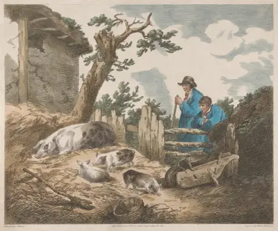 Der junge Händler von George Morland