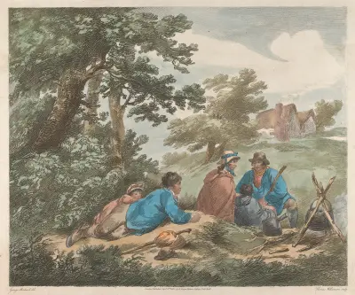 Tired Gypsies von George Morland