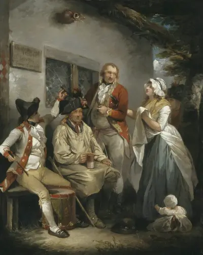Trepanning a Recruit von George Morland