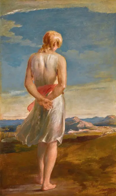 Isaac going forth to meditate at the eventide av George Richmond