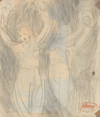 Female Figures von George Romney