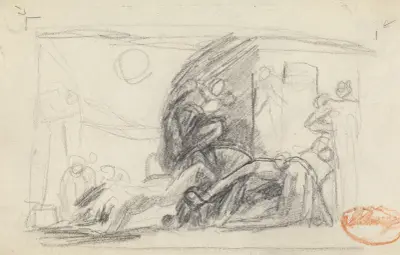 Figurenkompositionsstudie von George Romney
