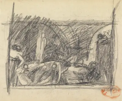 Figurstudie av George Romney