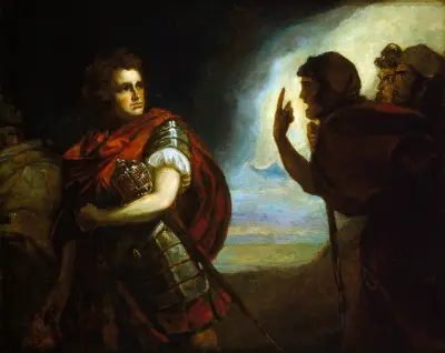 John Henderson as Macbeth von George Romney