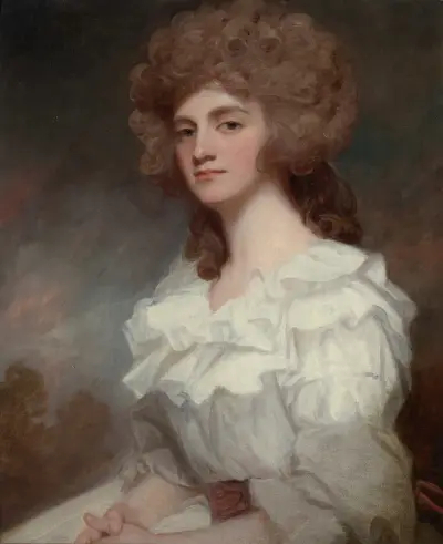 Porträtt av Ann Morley, född Barlow av George Romney