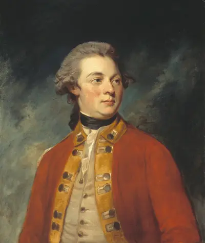 Portrait of Francis North, 4th Earl of Guilford (1761-1817) av George Romney