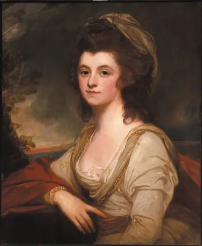 Portrait of Lady Bentinck av George Romney